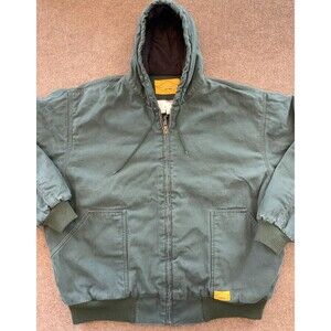 Diamondback Duck Canvas Jacket Mens 2XL Quilt Lined Green Workwear Barn Coat